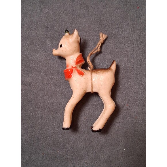Vintage Rudolph Christmas Reindeer Ornament Decoration - Picture 1 of 3